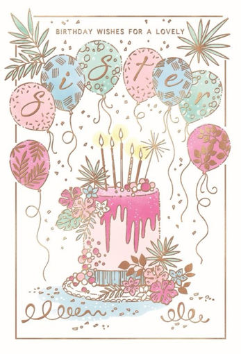 Picture of BIRTHDAY WISHES LOVELY SISTER